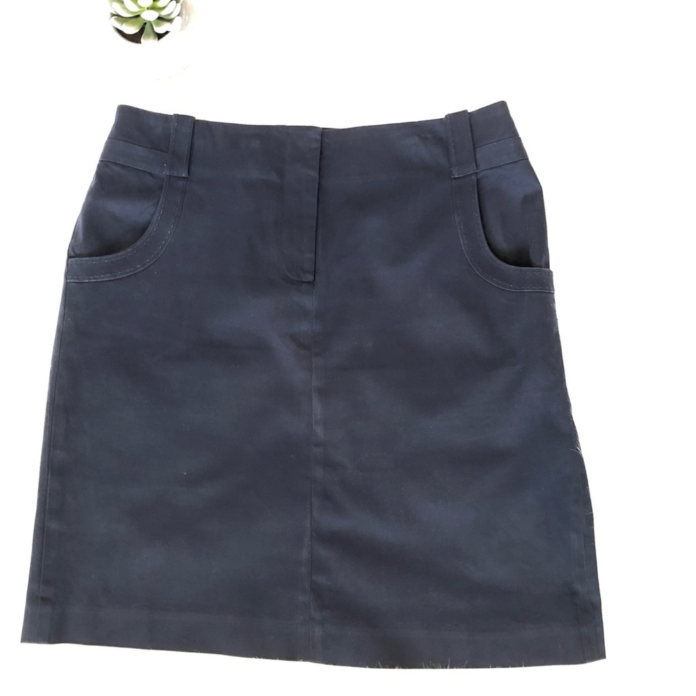 J. McLaughlin Navy Skirt - Picture 3 of 9
